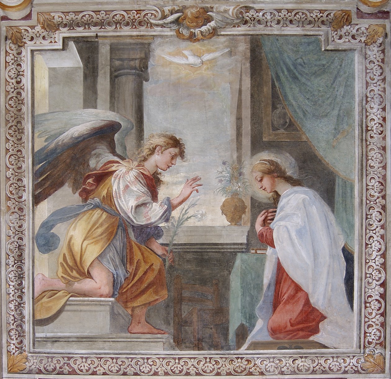 Marian ilmestys, Santa Margheritan kappeli tekijältä Italian School