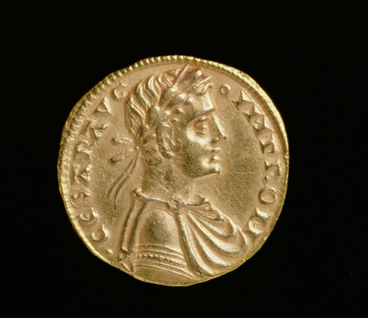 Fredrik II:n Augustalis (1198-1250), Sisilian kuningaskunta ja Etelä-Italia, Messinan rahapaja, 1231-50 (kääntöpuoli) (kulta) (kääntöpuoli katso 168053) tekijältä Italian School