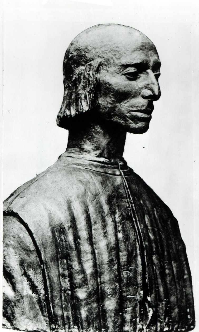 Niccolo Machiavellin (1469-1527) rintakuva tekijältä Italian School