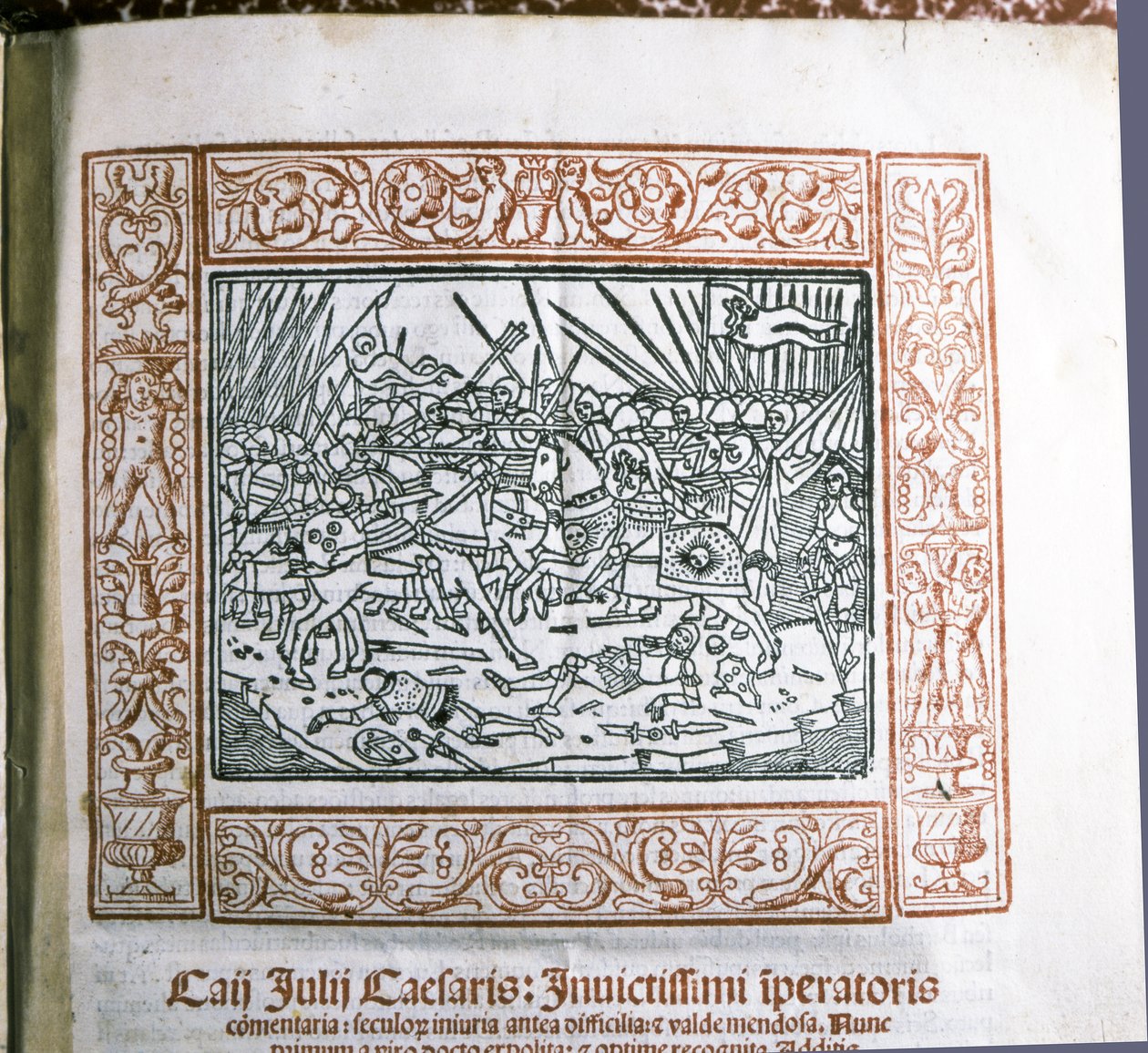 CAESAR Gaius Iulius: Caesarin teoksesta "Commentarii de Bello Gallico", n. 15..., n. 1511 (pienoiskuva). tekijältä Italian School