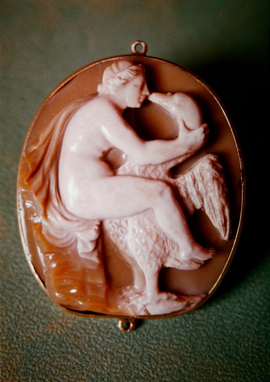 Cameo of Leda and the Swan (akaatti) tekijältä Italian School