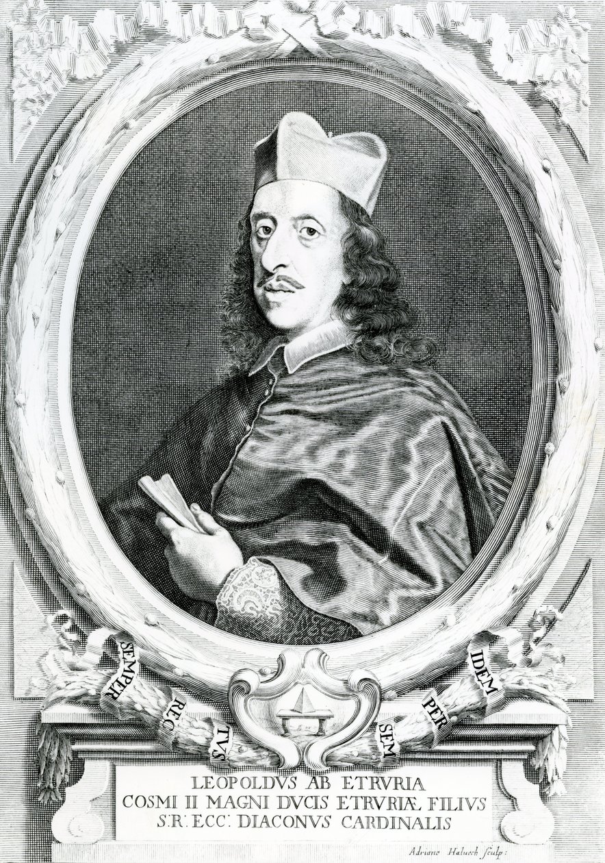 Kardinaali Leopold de Medici (1617-1675) tekijältä Italian School