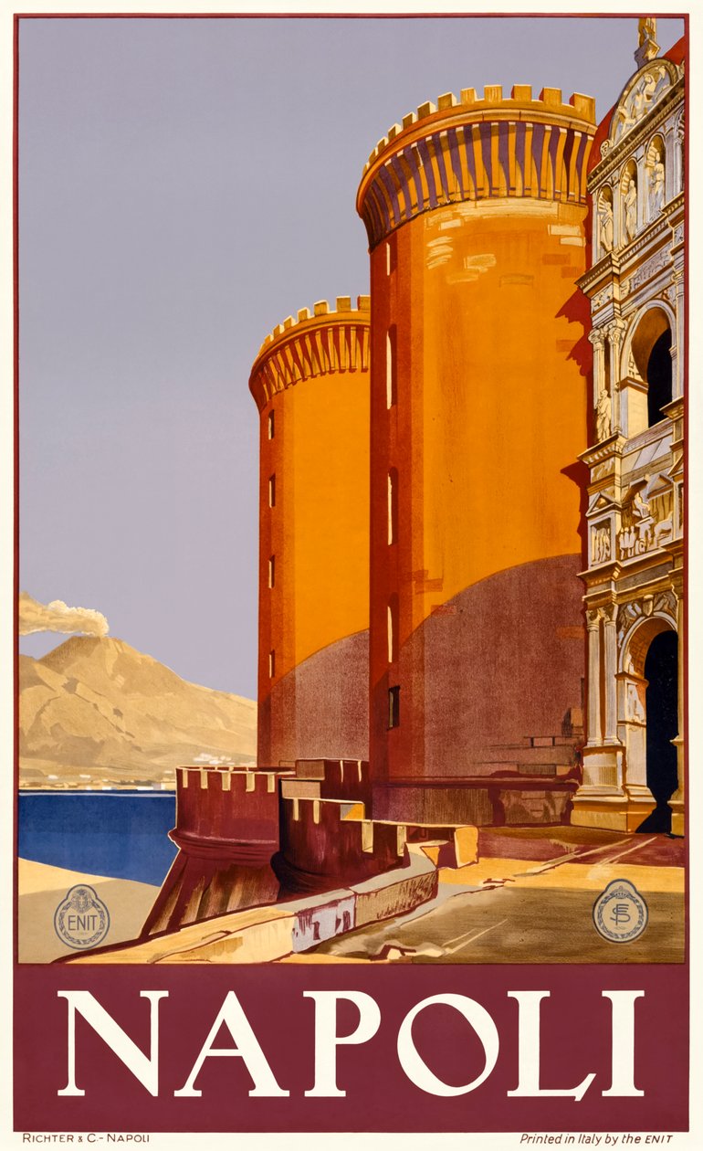 Castel Nuovo Napolissa tekijältä Italian School