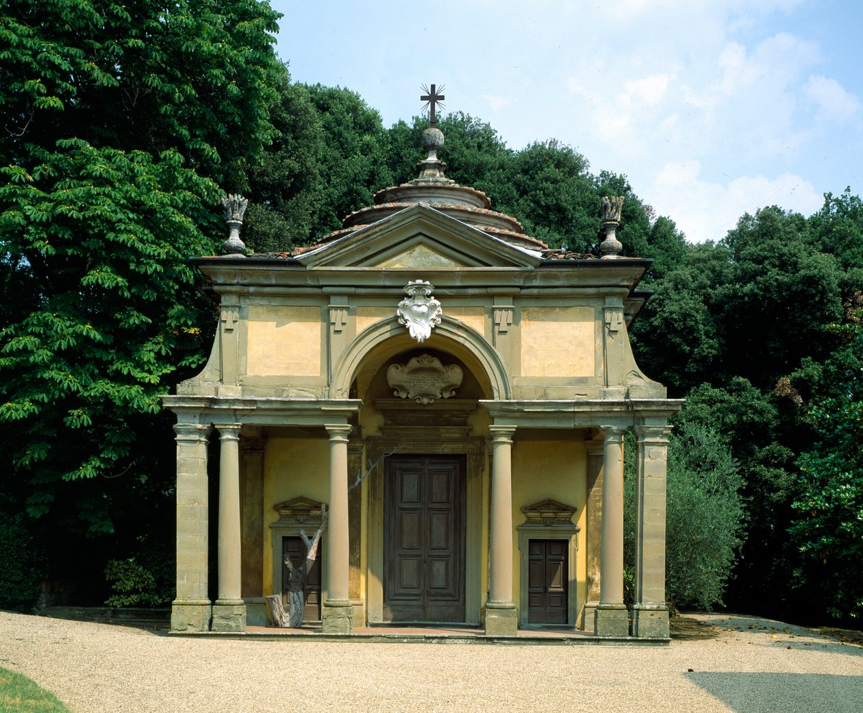 Kappeli Villa di Cellessa, 1703 tekijältä Italian School