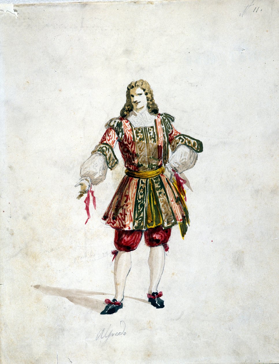 Alfredon hahmo Giuseppe Verdin Traviatassa tekijältä Italian School