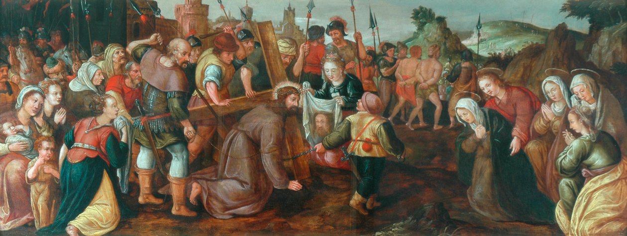 Kristus kantaa ristiä, 1501 tekijältä Italian School