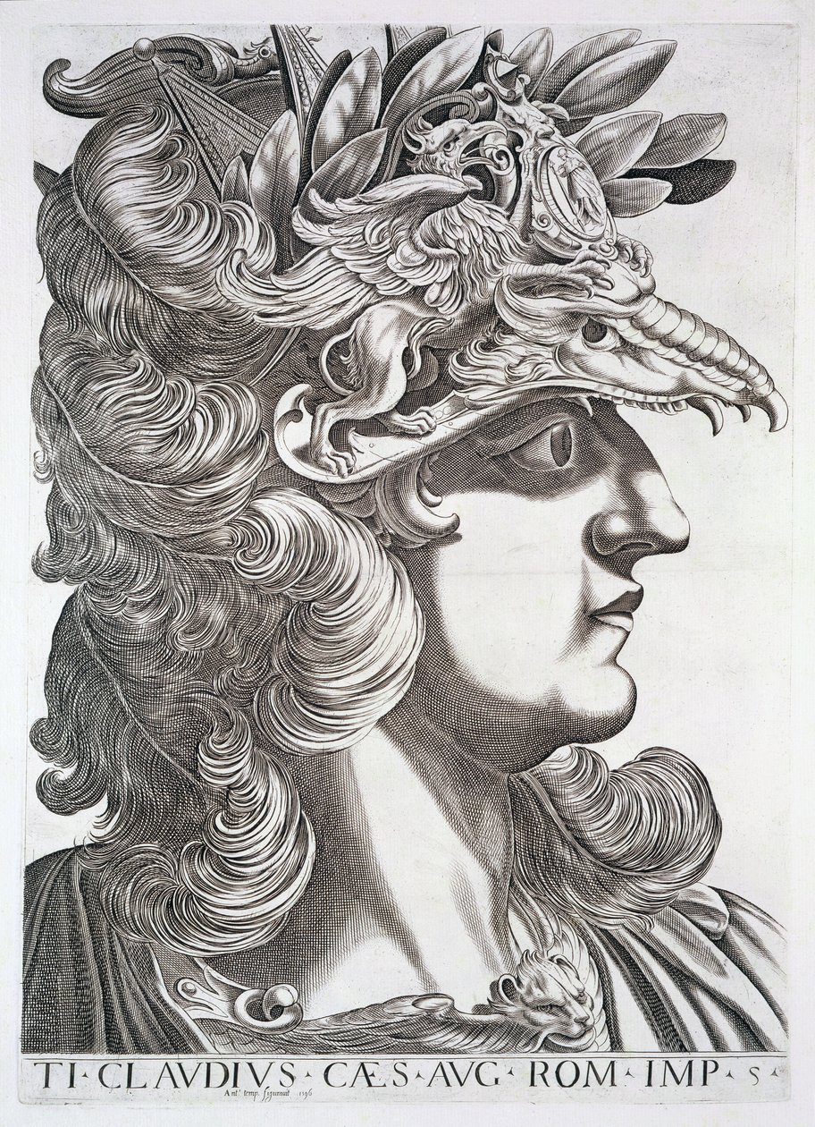 Claudius Caesar (10 eKr.-54 jKr.) tekijältä Italian School