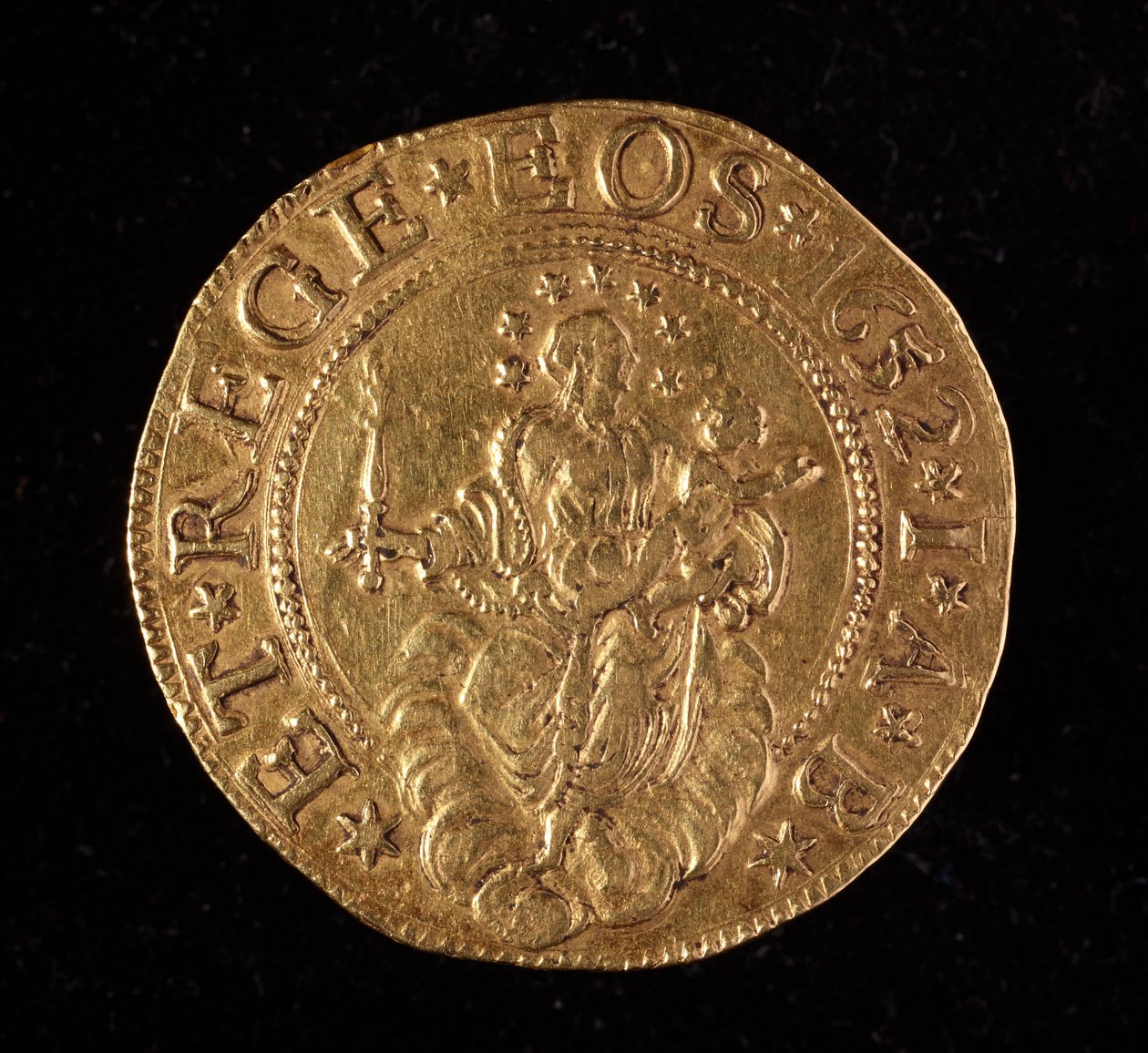 Geenien tasavallan valuutta: viisi kultaista kaksoiskolikkoa. Halkaisija 41 mm. 1652. Takaisin. Strada Nuovan geenimuseot tekijältä Italian School