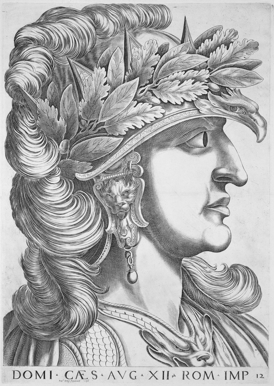 Domitianus Caesar (51-96 jKr.), 1596 tekijältä Italian School