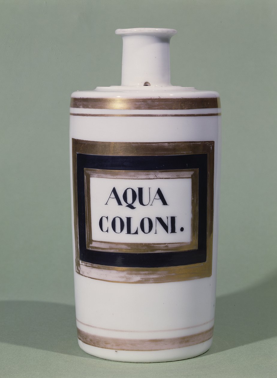 Eau de Cologne -pullo, 1800-luvun alku (keraaminen) tekijältä Italian School