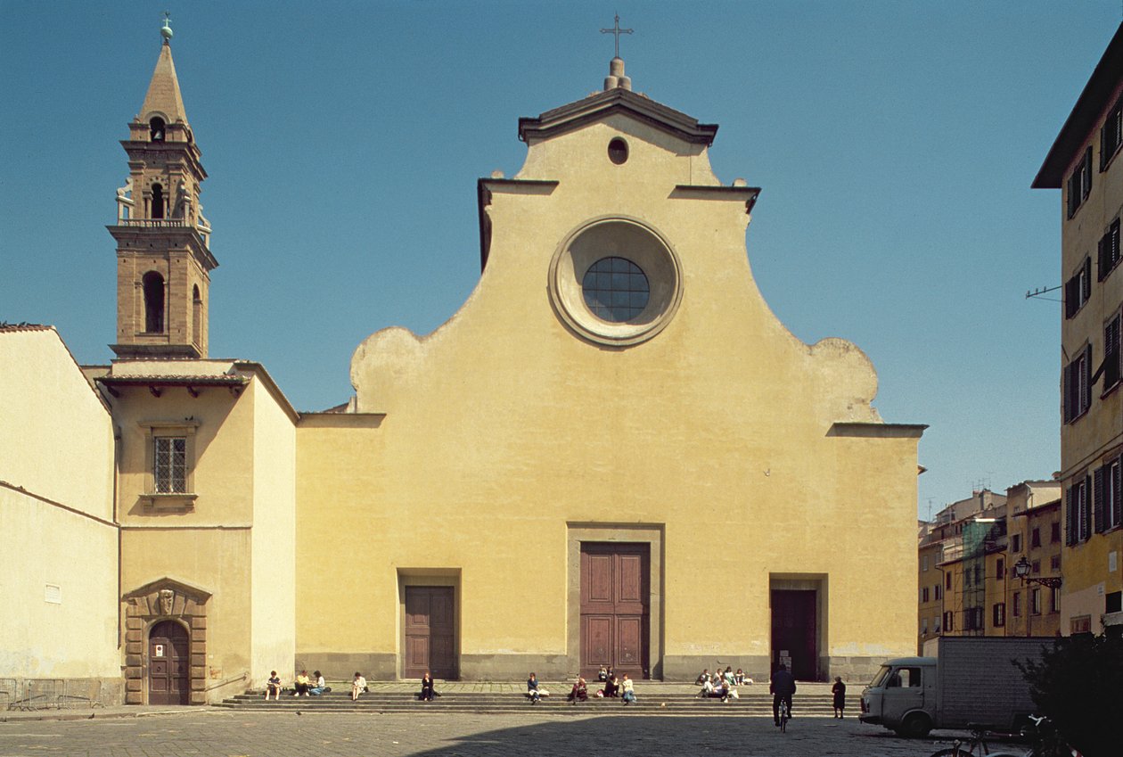 Santo Spiriton julkisivu tekijältä Italian School