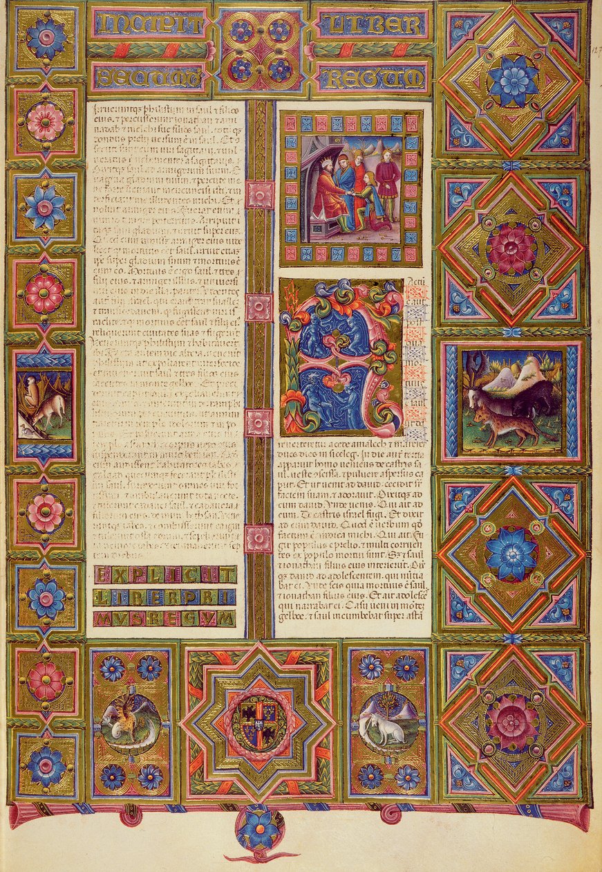 Fol.127r The Second Book of Kings, Borso d
