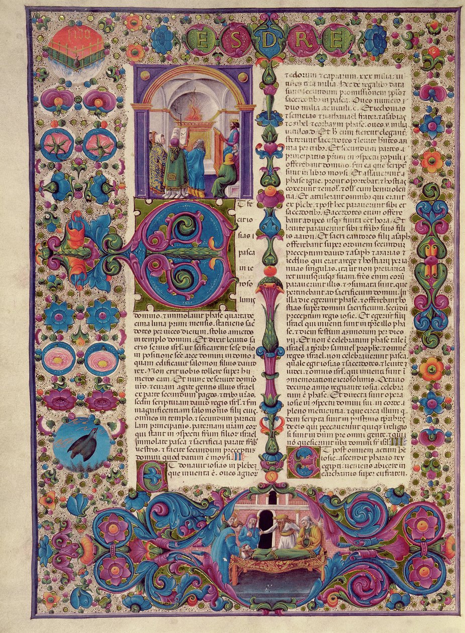 Fol.205v The Book of Exodus, Borso d