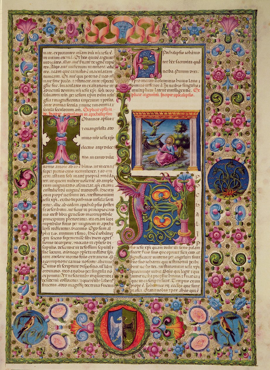 Fol.236r Ilmestyskirjan avaus Borso d