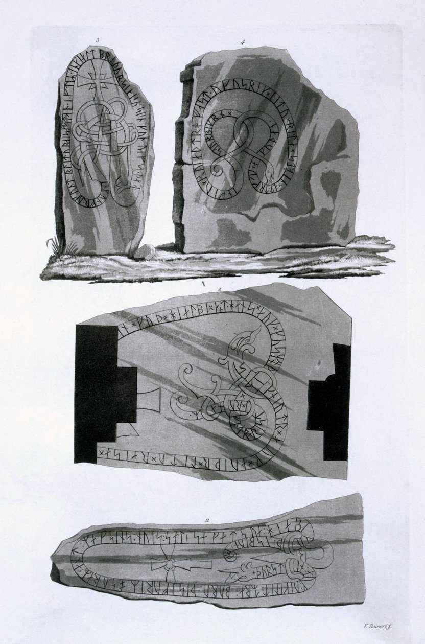 Gnistad Bronzes, n. 1820-30s (värillinen kaiverrus) tekijältä Italian School