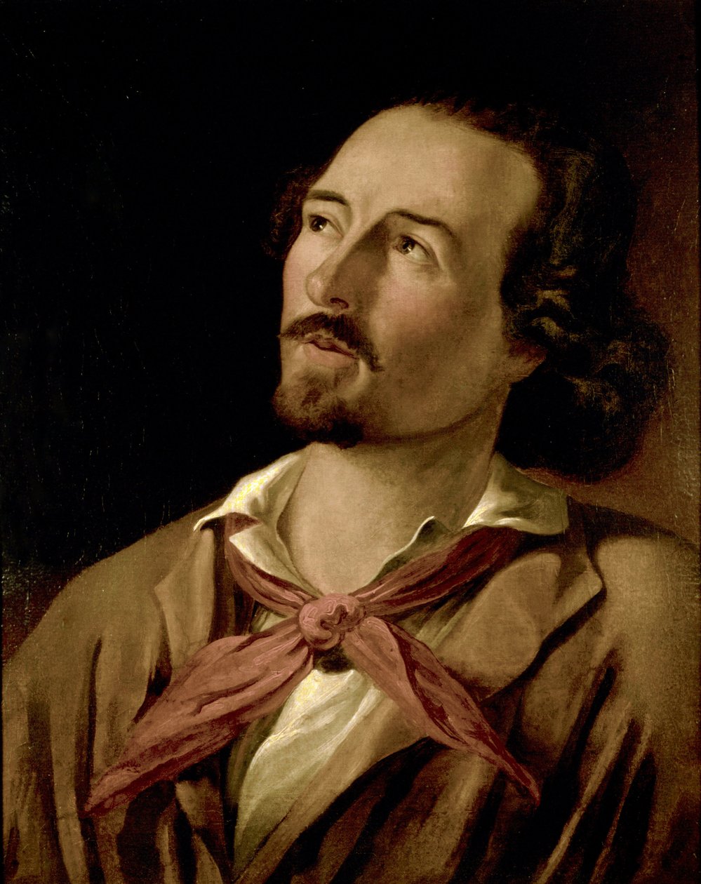 Goffredo Mameli (1827-1849) runoilija ja italialaisen Risorgimenton patriootti. Anonyymi maalaus 1800-luvulta. Risorgimento Milanon museo tekijältä Italian School