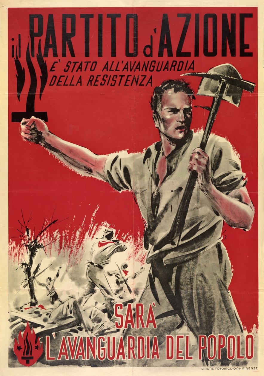 Italialainen propagandajuliste "Partito d
