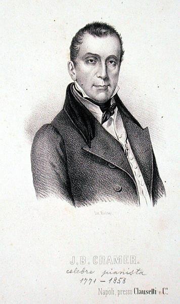 Johann Baptist Cramer (1771-1858) Richterin kaiverrus (kaiverrus). tekijältä Italian School