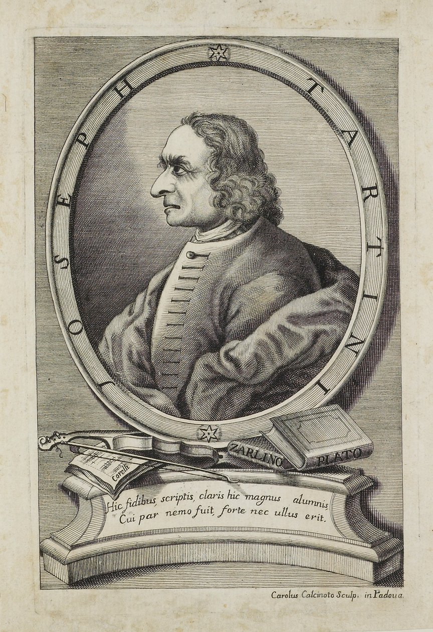 Joseph Tartini, kaiverrus Carlo Calcinotto (fl.1763), n.1763 tekijältä Italian School