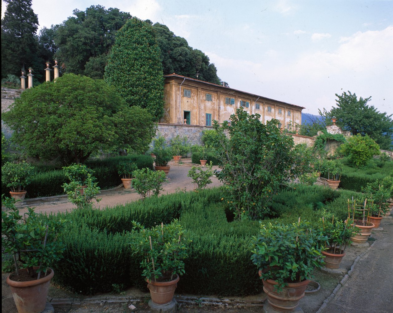 Limonaia ja puutarha, Villa di Celle tekijältä Italian School