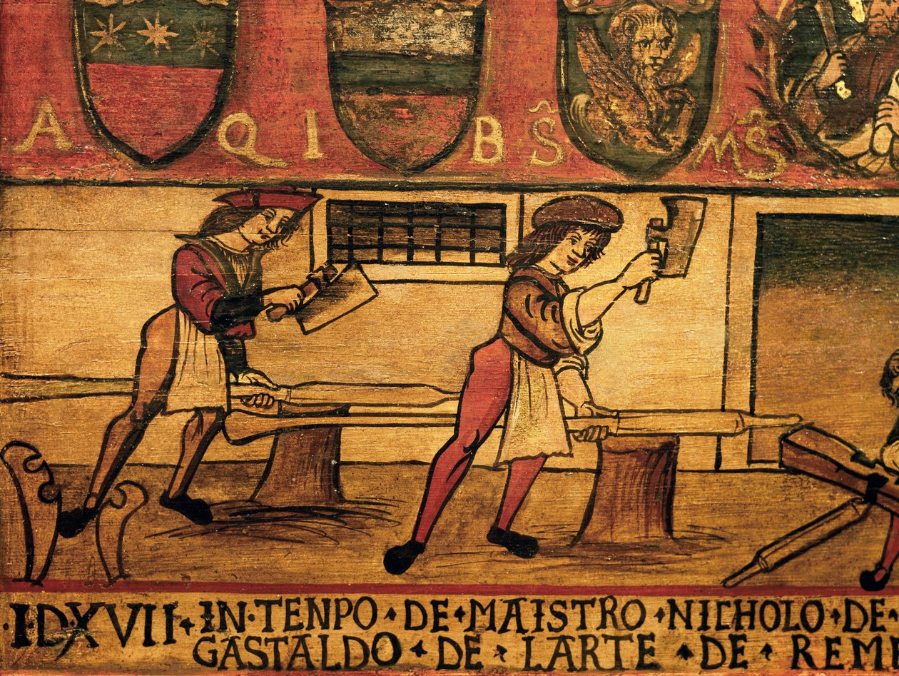 Mariegole (sääntökirja), Art of Oars, Detail, Italia tekijältä Italian School