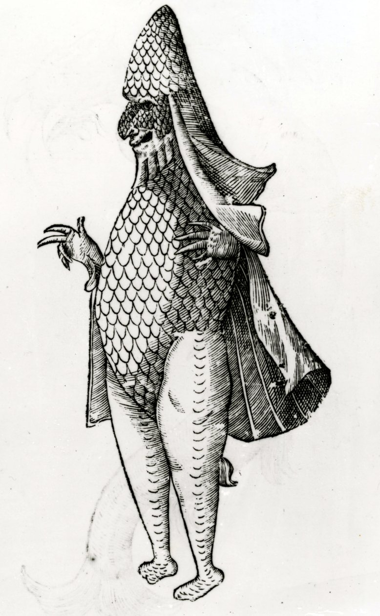 Hirviö Marinus viittaa piispan koulutottumuksiin, 1642 tekijältä Italian School