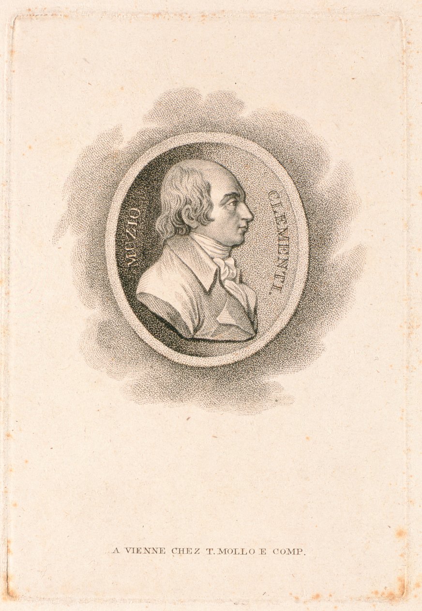 Muzio Clementi (1752-1832) (mezzotint) tekijältä Italian School