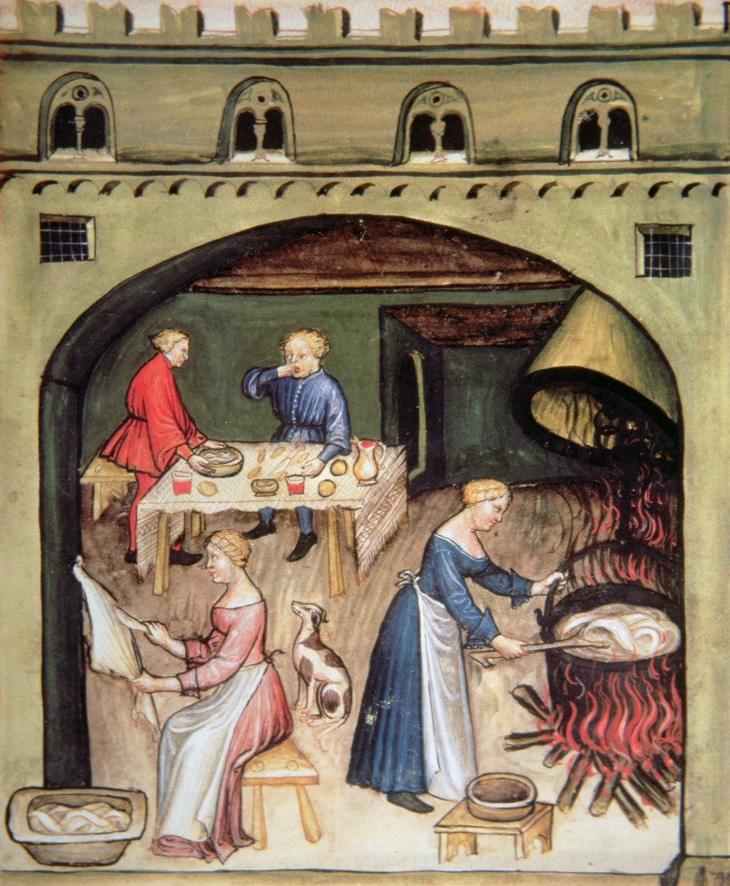 Nova 2644 fol.81r Kotimainen valmistus, valmistaja Tacuinum Sanitatis tekijältä Italian School