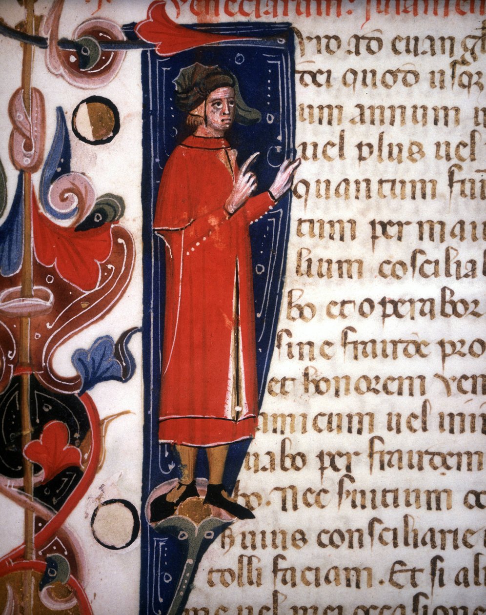Venetsian virkamies, käsikirjoitus 1344. Biblioteca Marciana. Venetsia tekijältä Italian School