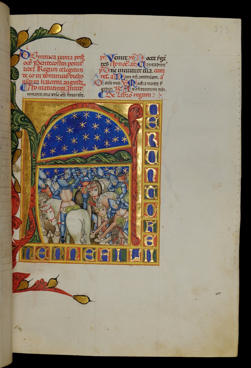 Vanhan testamentin taistelukohtaus tekijältä Italian School