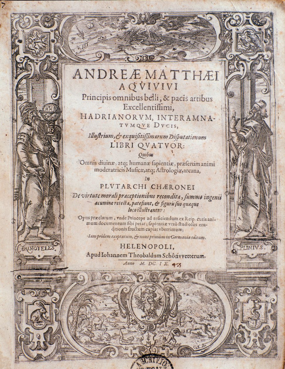 Andrea Matteo Acquavivan Prince of Warista otettu sivu tekijältä Italian School
