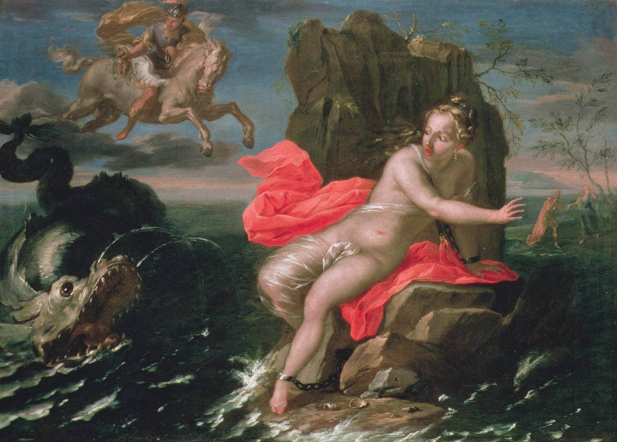 Perseus ja Andromeda, Bolognese School tekijältä Italian School