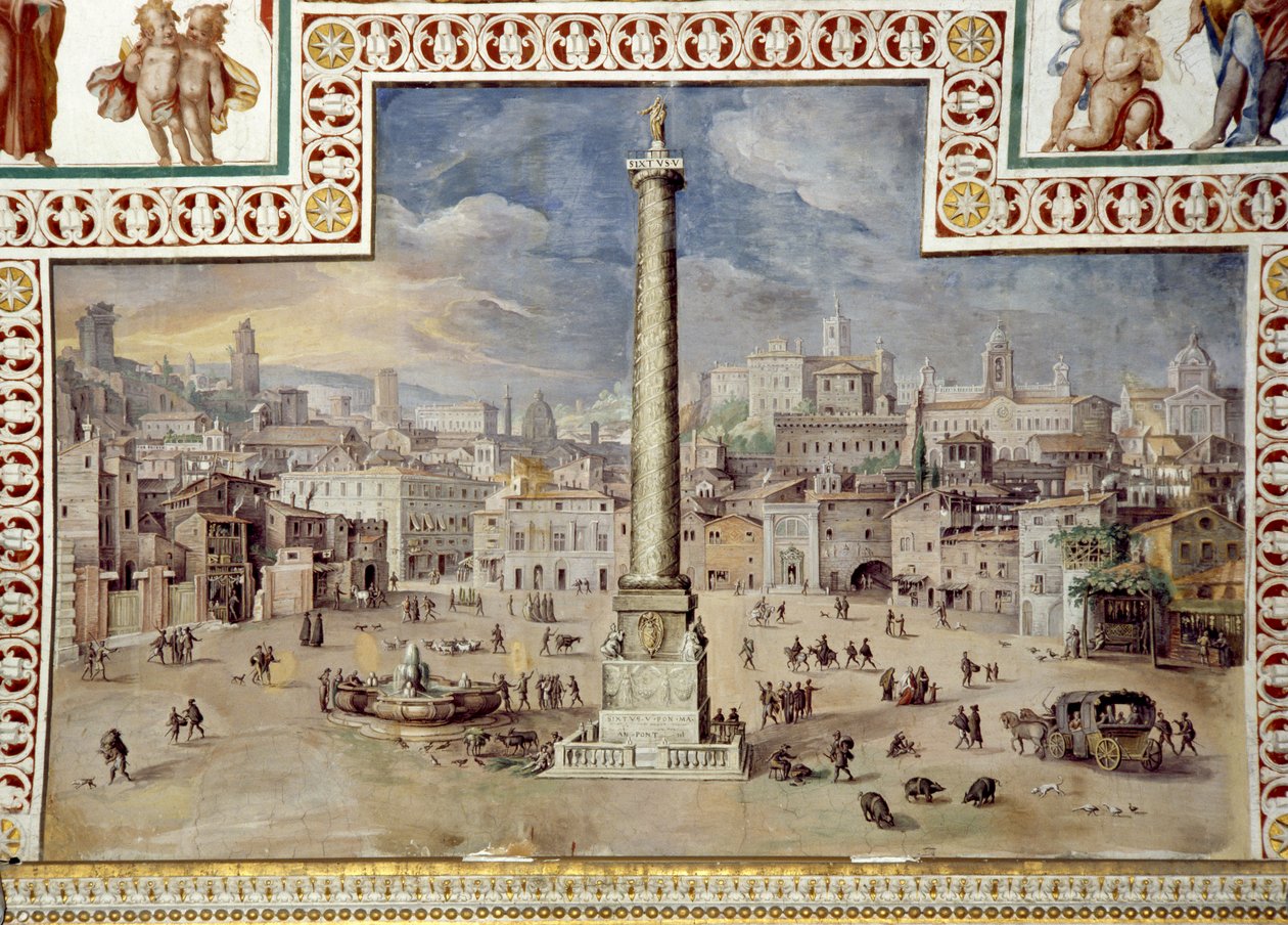 Piazza Colonna, Rooma tekijältä Italian School