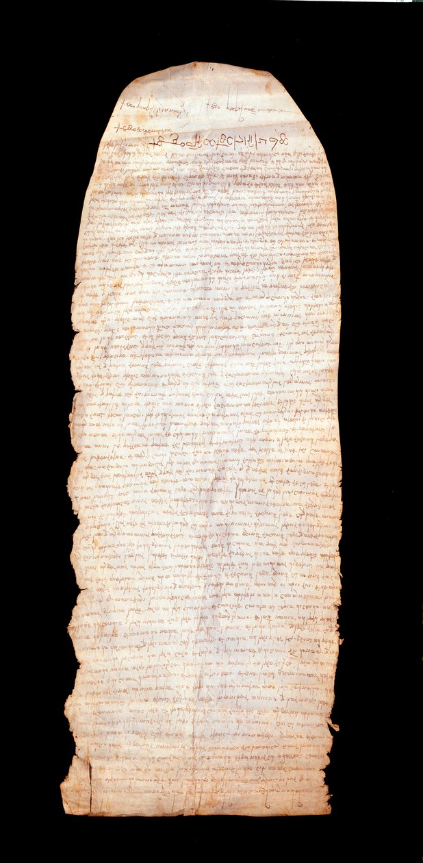 Placito cassinese dit Placito capuano (de Capoue) ensimmäinen vulgaari italian kielellä laadittu asiakirja maaliskuussa 960. Lombardian päämies Capoue uudisti sen. Montecassino (Frosinone), Abbeyn museo tekijältä Italian School