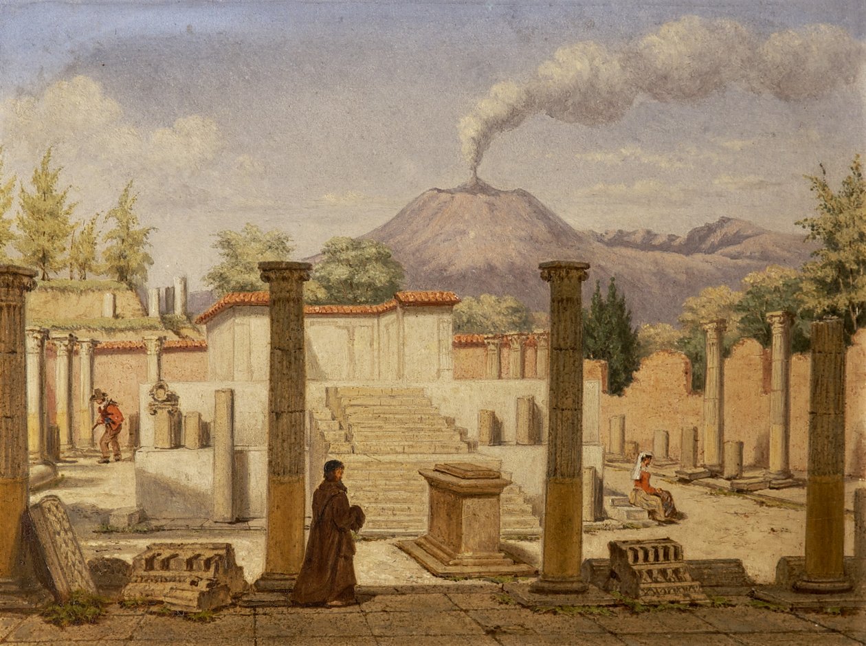 Pompeji, noin 1840 tekijältä Italian School