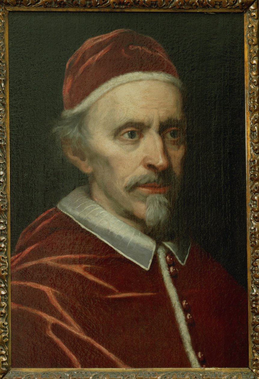 Paavi Innocentus XI, paavi 1676- 1689 ... (öljy kankaalle) tekijältä Italian School