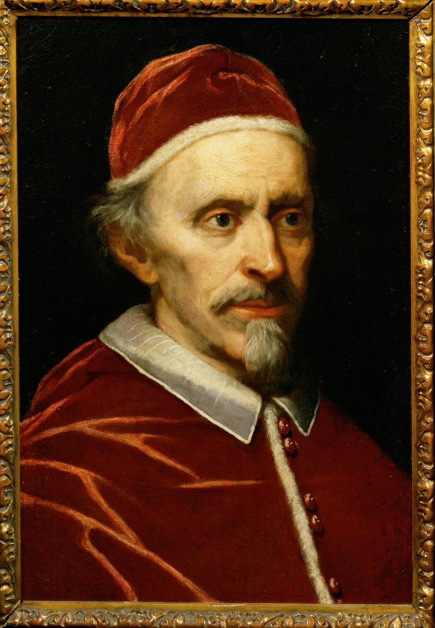 Paavi Innocentius XI, syntynyt Benedetto Odescalchi ... (maalaus kankaalle) tekijältä Italian School