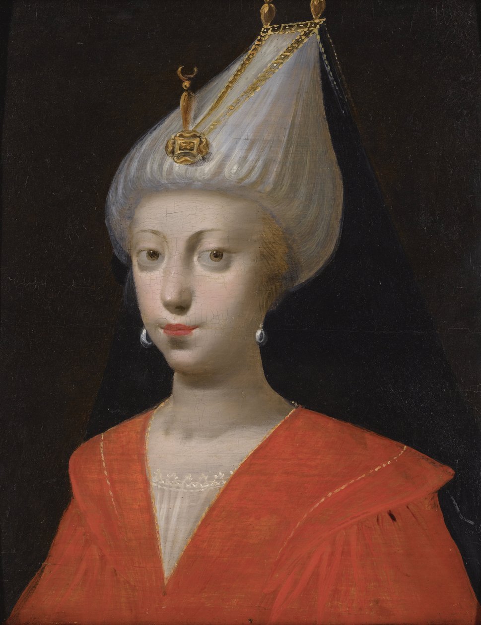 ""Muotokuva sulttaani Suleiman Suuren vaimon (Russelazie (ruteenilainen) tai Hurrem (s. Anastasia Lisovska, noin 1500-1558)) vaimosta" (tai Süleyman I tekijältä Italian School
