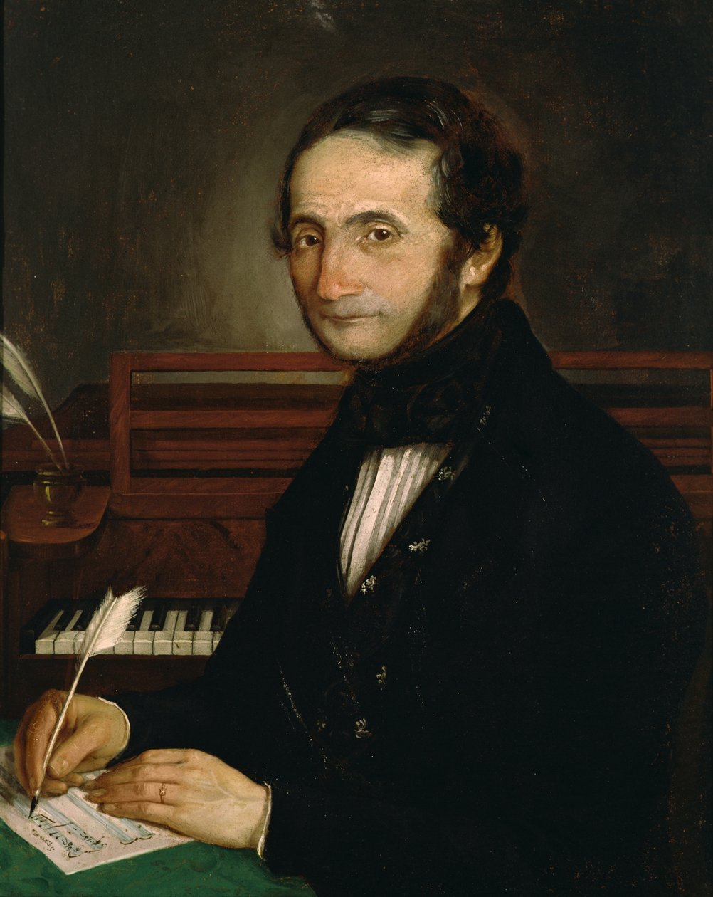 Antonio Sartin (1784-1855) muotokuva (öljy kankaalle) tekijältä Italian School