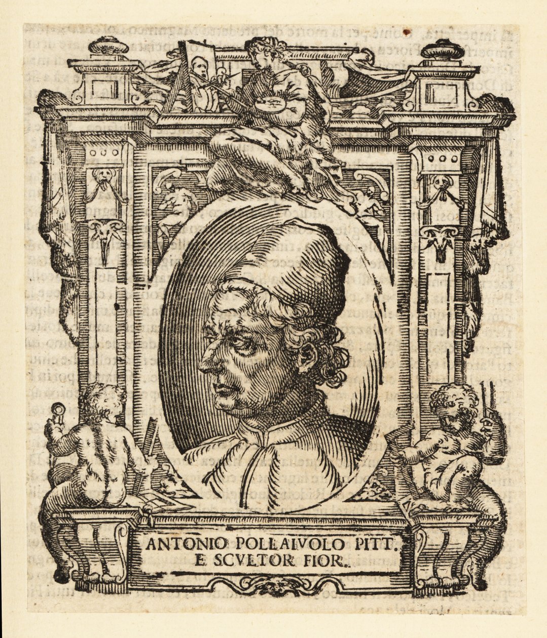 Antonio del Pollaiuolo, italialainen taidemaalari, kuvanveistäjä, kaivertaja ja renessanssin kultaseppä Firenzestä, noin 1429-1498 tekijältä Italian School