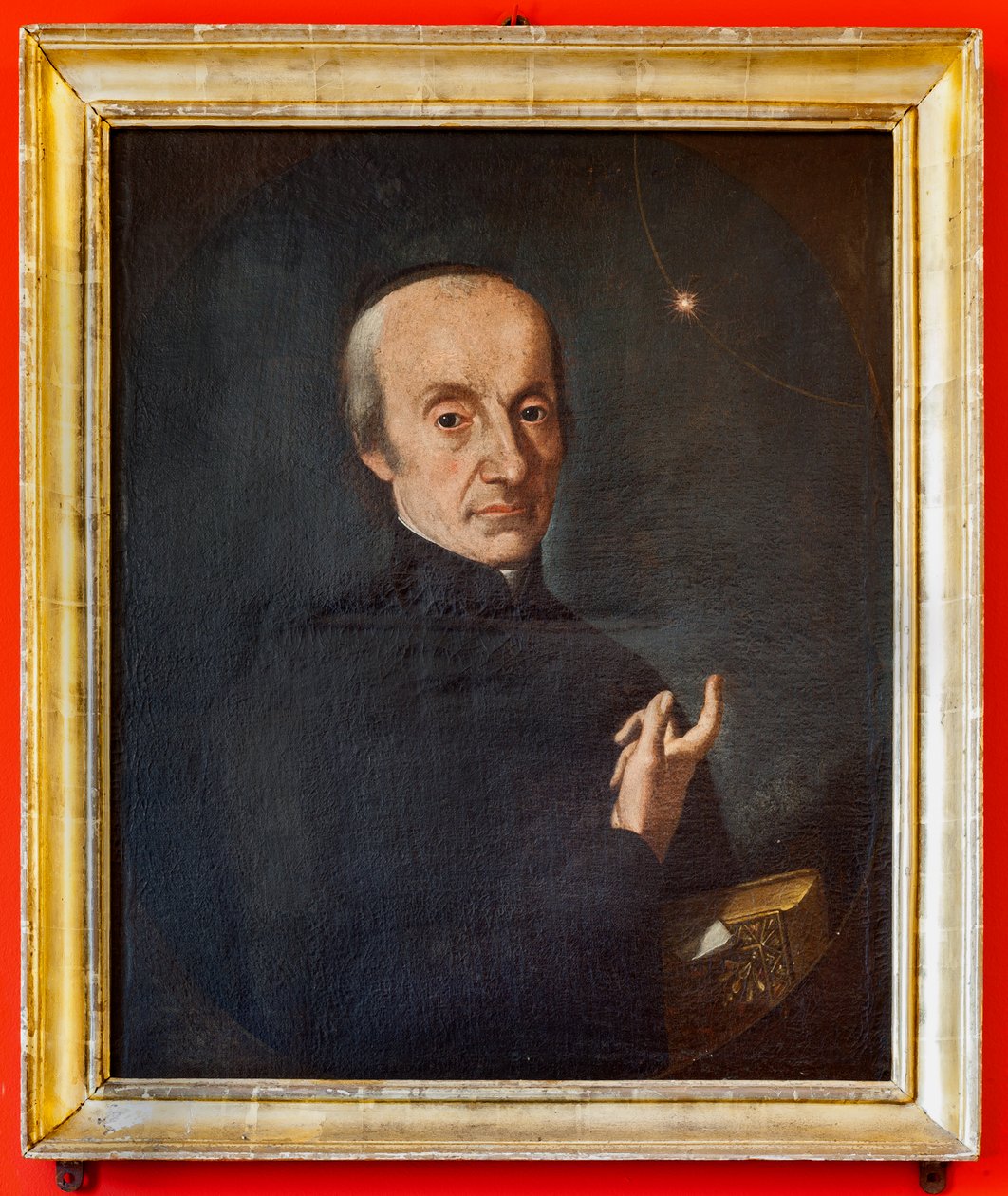 Tähtitieteilijä Giuseppe Piazzin muotokuva, tähtitieteellinen observatorio "Giuseppe Piazzi", Pisana torni tekijältä Italian School