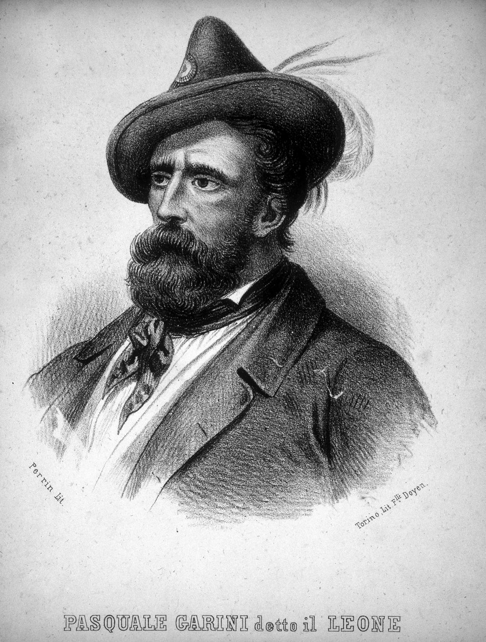 Brigand Pasquale Garinin muotokuva tekijältä Italian School