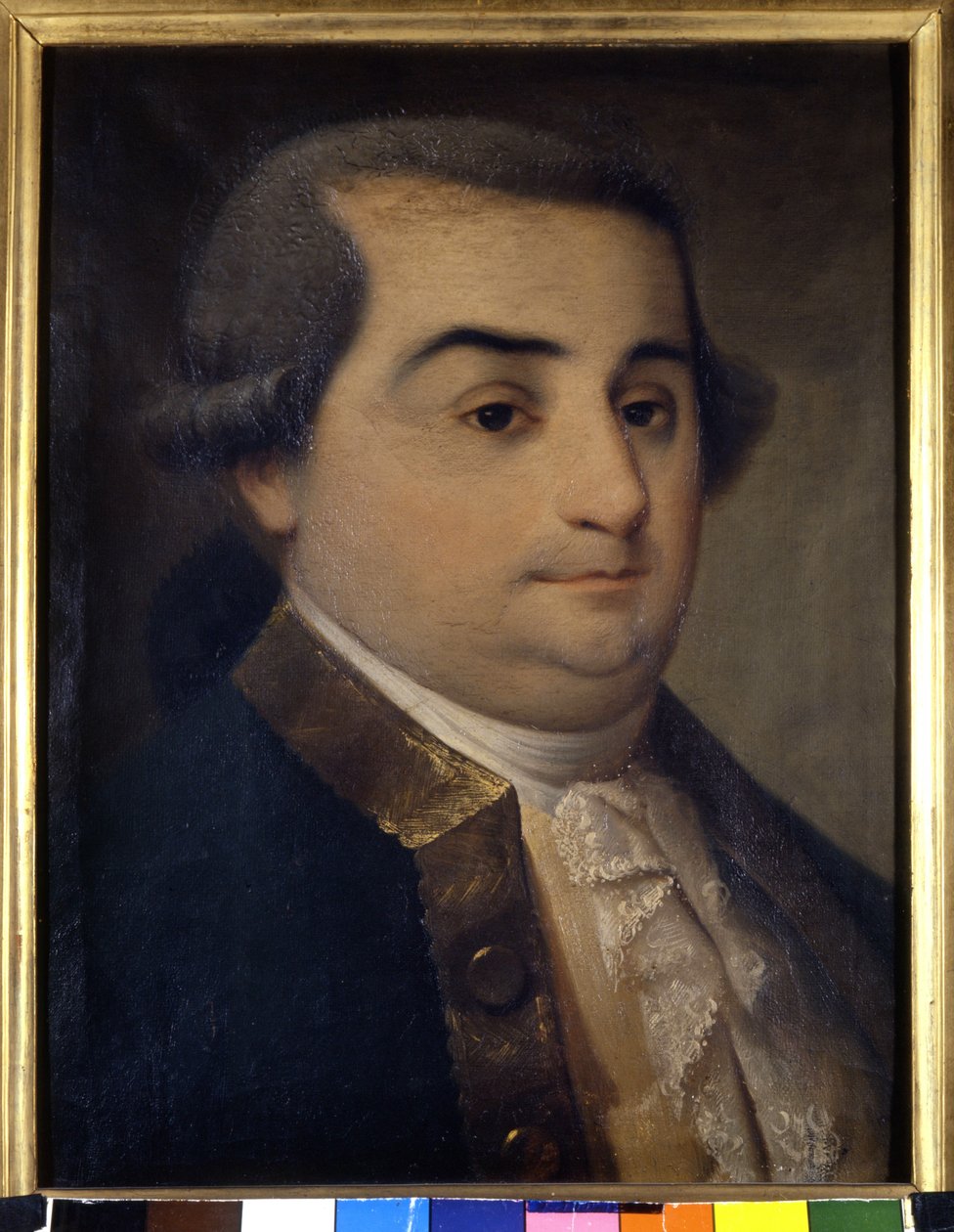 Cesare Bonesanan muotokuva, Beccarian markiisi (1738 - 1794), italialainen juristi. Nimetön maalaus 1700-luvulta. Museo de Milan. Milano tekijältä Italian School