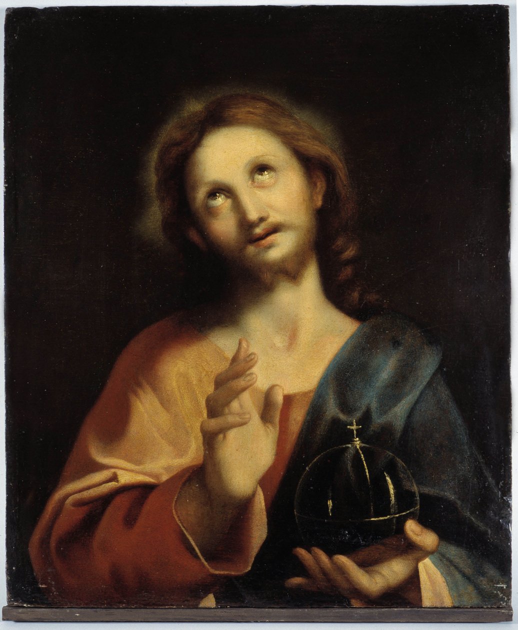 Kristuksen muotokuva. Milanolainen koulu 1500-luvulla. Anonyymi maalaus. tekijältä Italian School