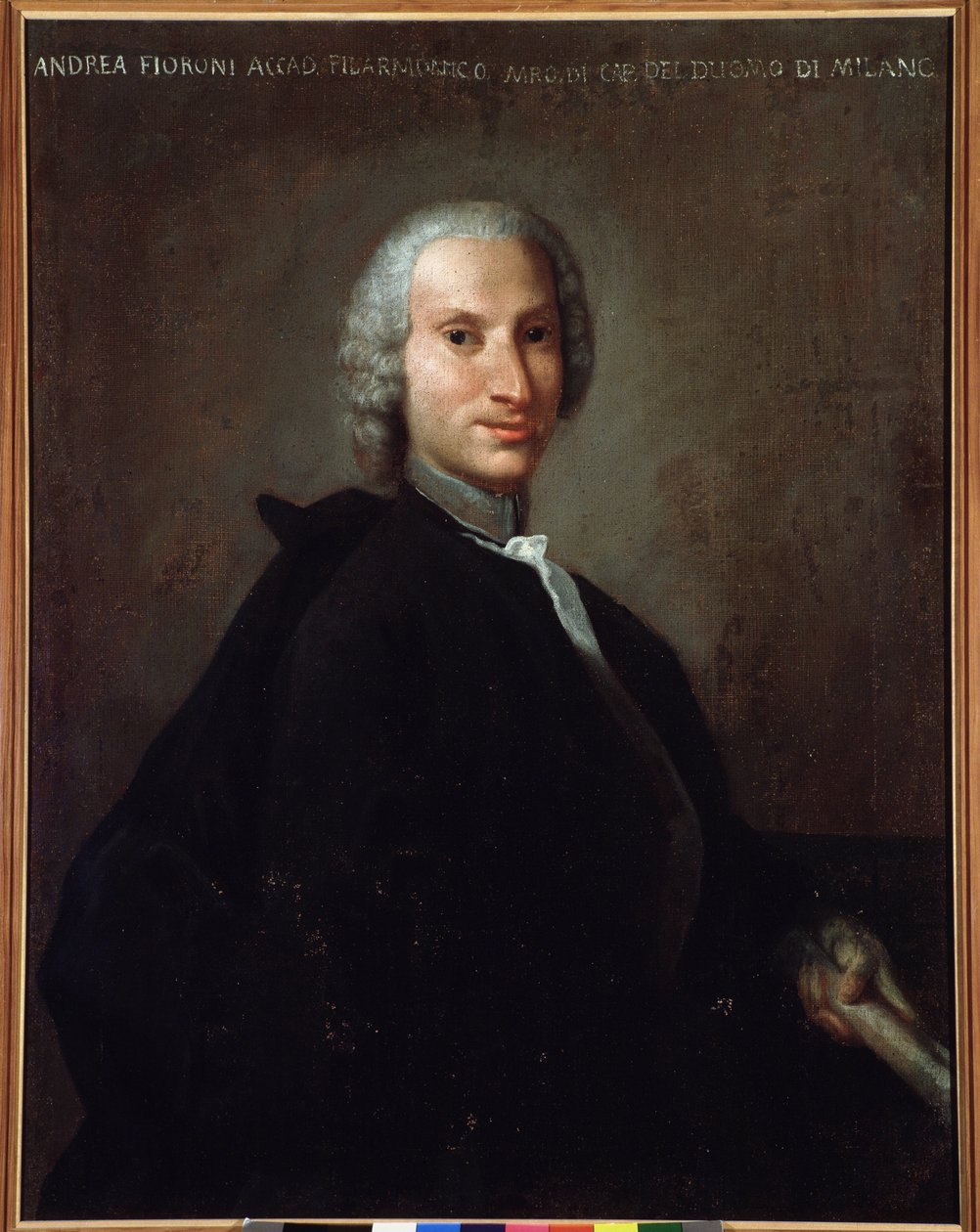 Italian säveltäjän Gianandrea Fioronin (1716-1778) muotokuva tekijältä Italian School