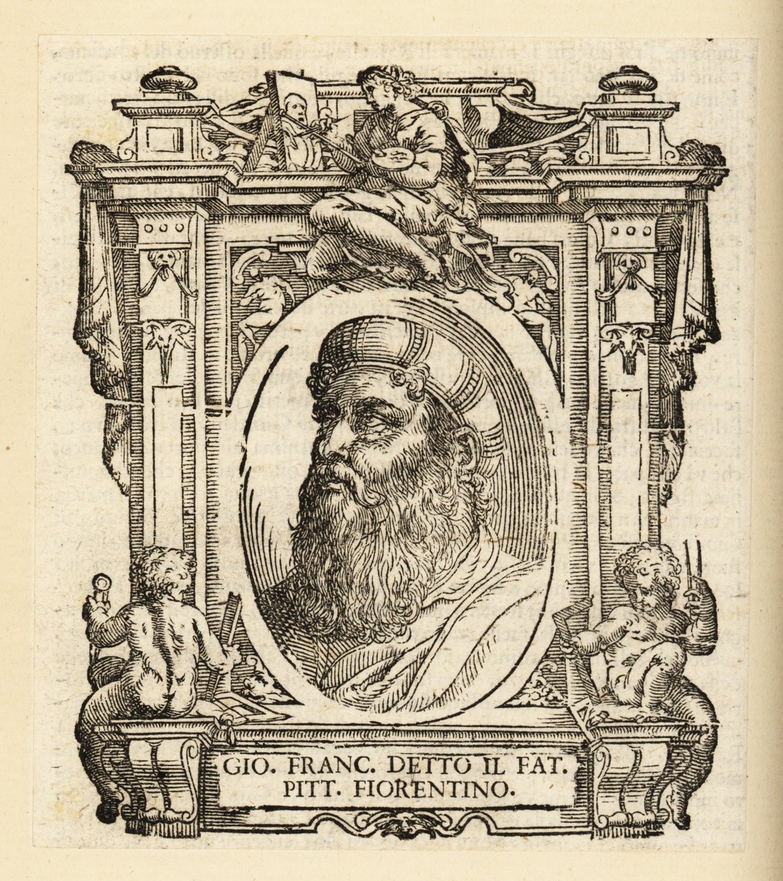 Muotokuva Gianfrancesco Pennistä tai Giovan Francescosta, il Fattore, italialainen taidemaalari, noin 1488-1528 tekijältä Italian School