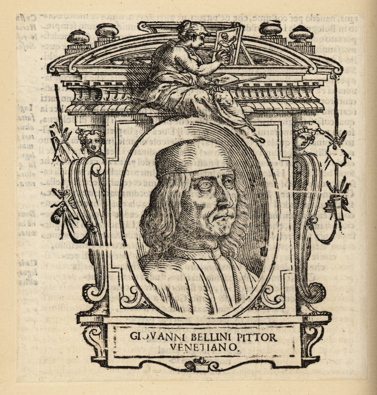 Giovanni Bellinin muotokuva, italialainen venetsialainen renessanssimaalari, noin 1430-1516 tekijältä Italian School