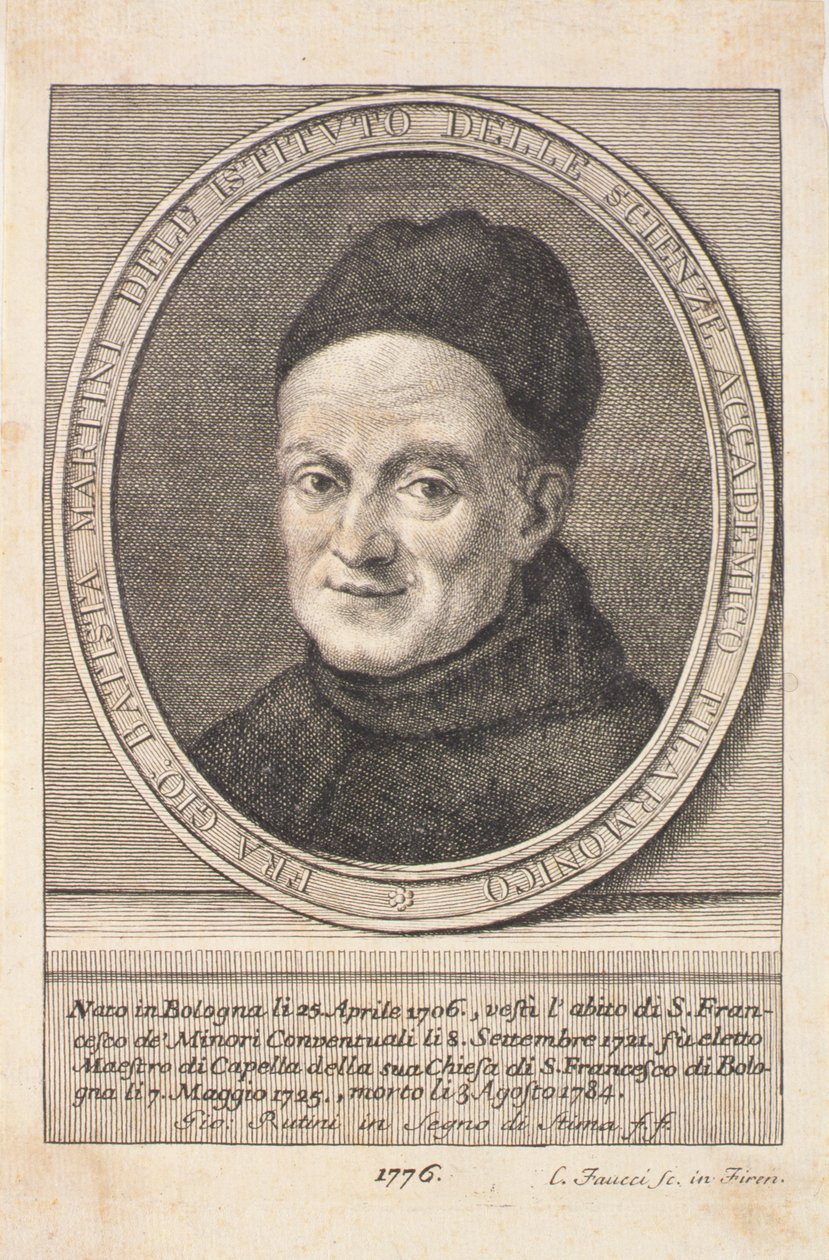 Fauccin kaivertama muotokuva isästä Giovanni Battista Martinista (1706-84), 1776 tekijältä Italian School