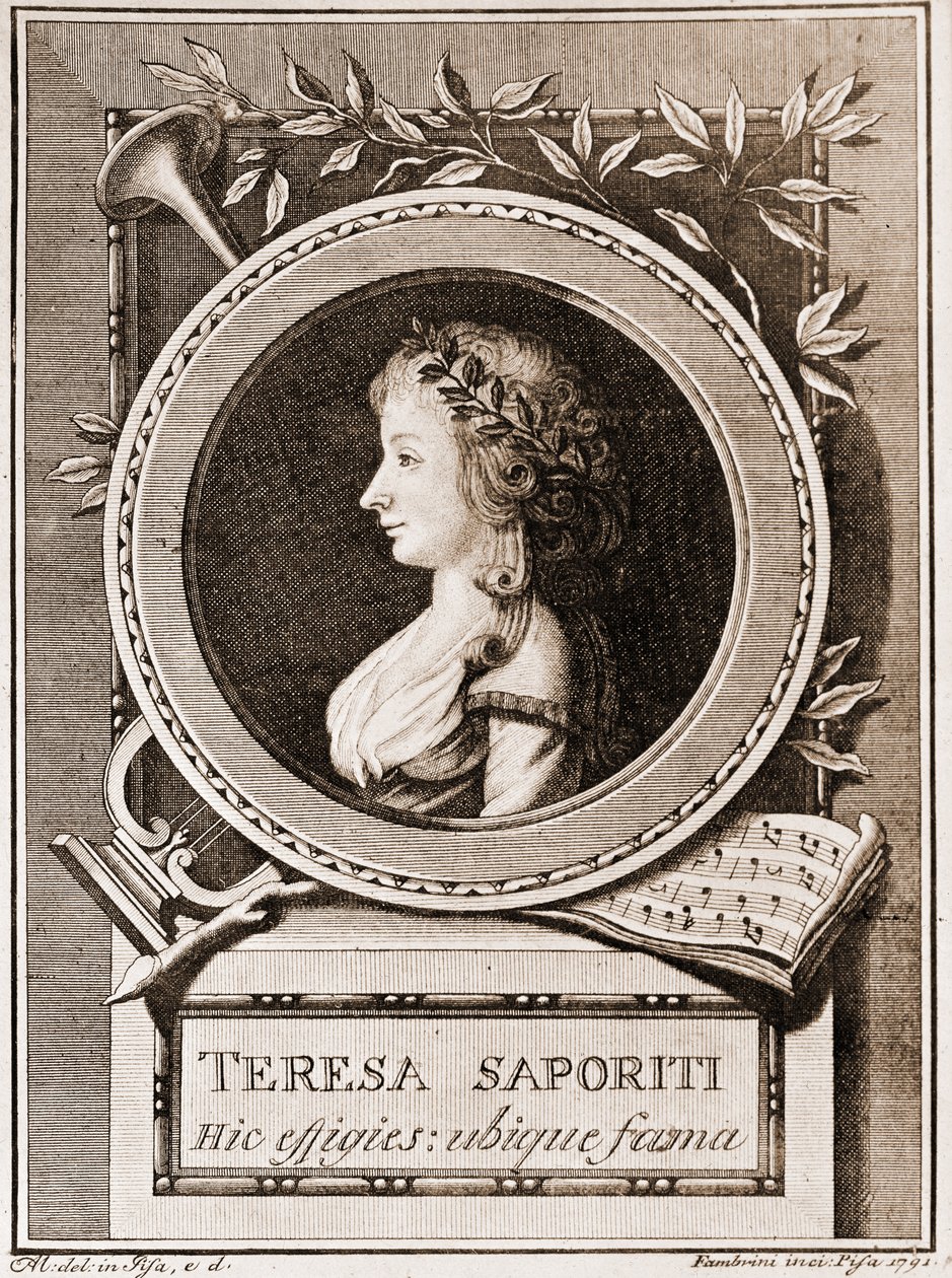 Teresa Saporitin muotokuva tekijältä Italian School