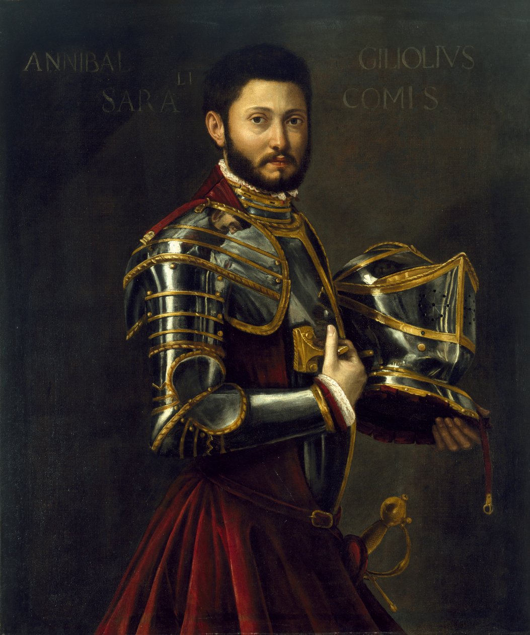Miehen muotokuva, 1500-luku tekijältä Italian School